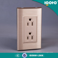 Home Electric 6 Pin Wall Socket American Standard Duplex Receptacle